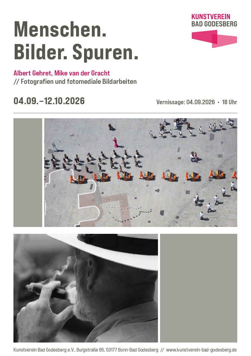 Menschen. Bilder. Spuren., Einladung zur Ausstellung