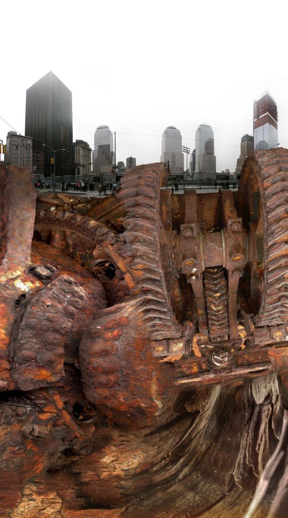 NYC-Rostgetriebe, Arbeit von Albert Gehret