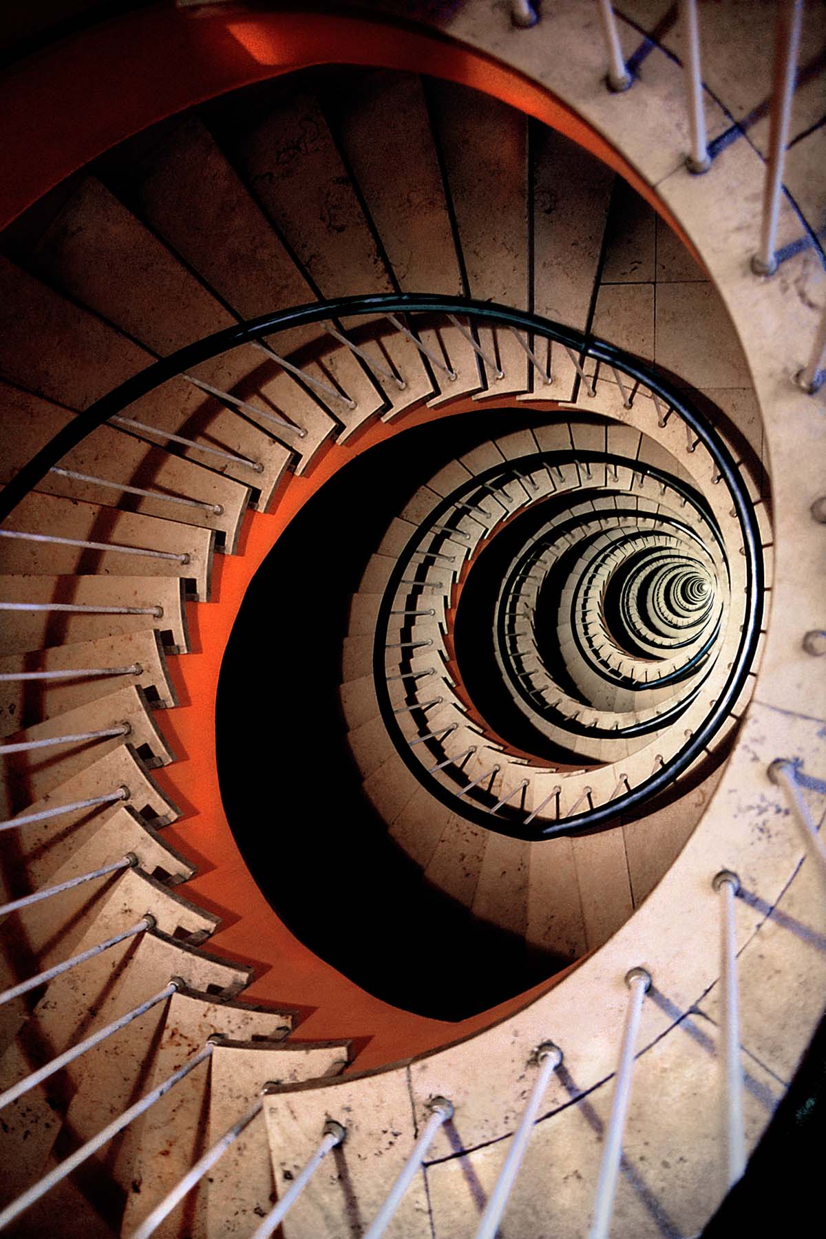 WendelTreppe, fotomediale Arbeit von Albert Gehret