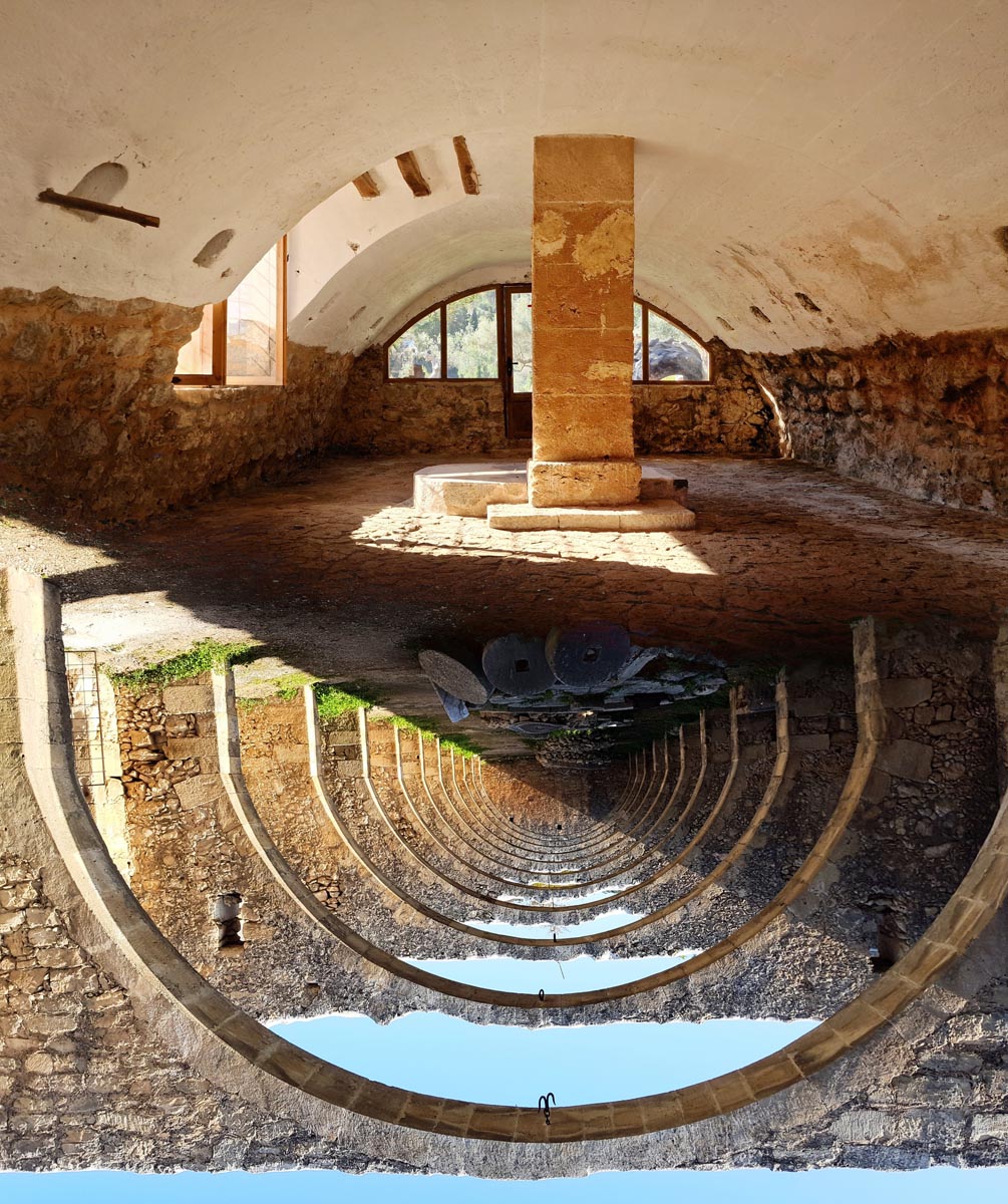 KretaKreisbögen, fotomediale Arbeit von Albert Gehret