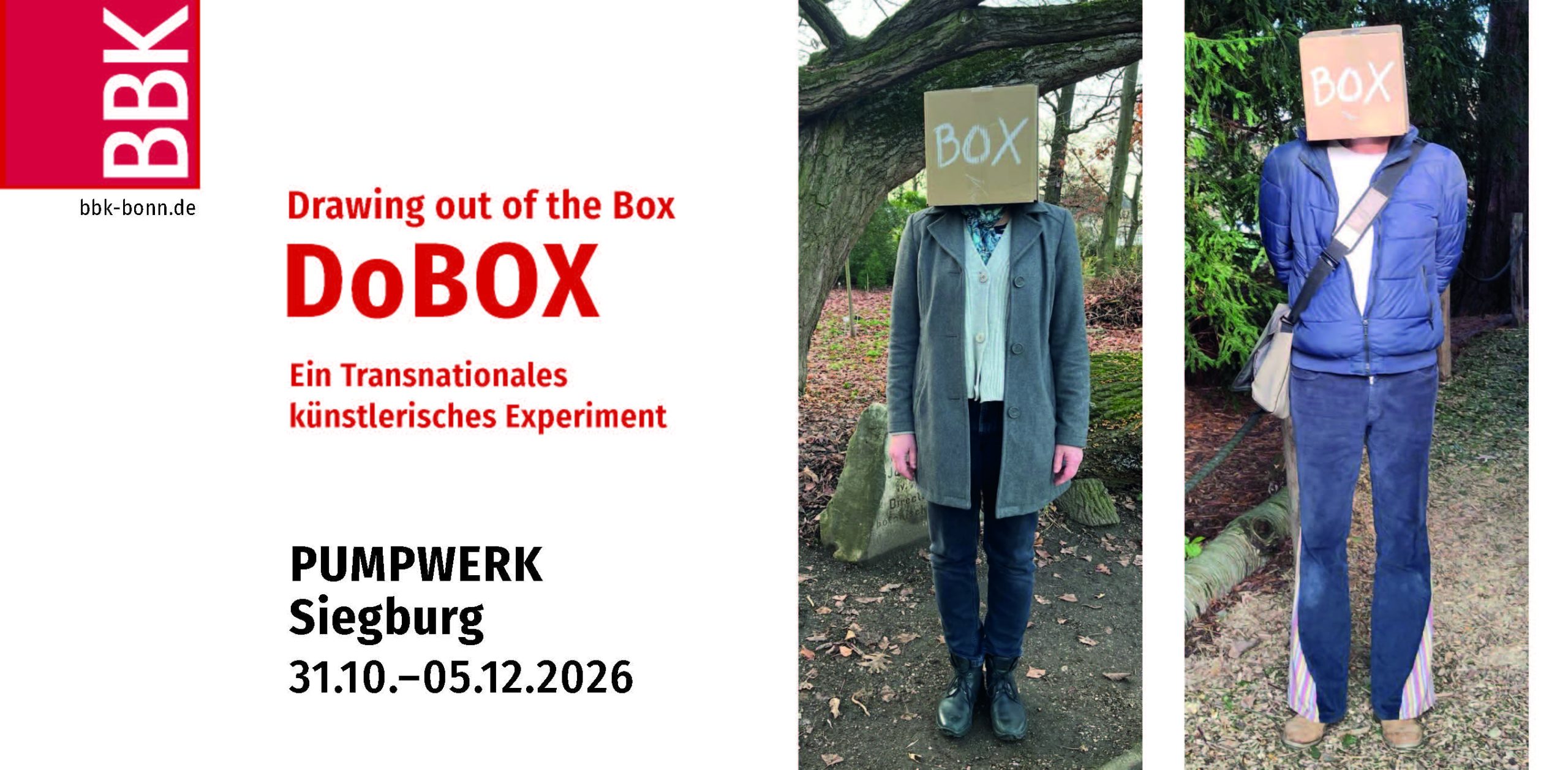 DoBOX Drawing out of the Box, Einladung zur Ausstellung